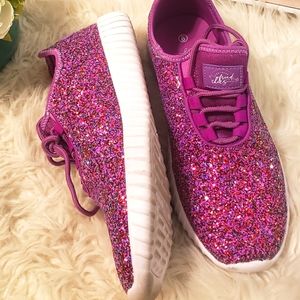 Pink Glitter Bomb Shoes! Size 9
